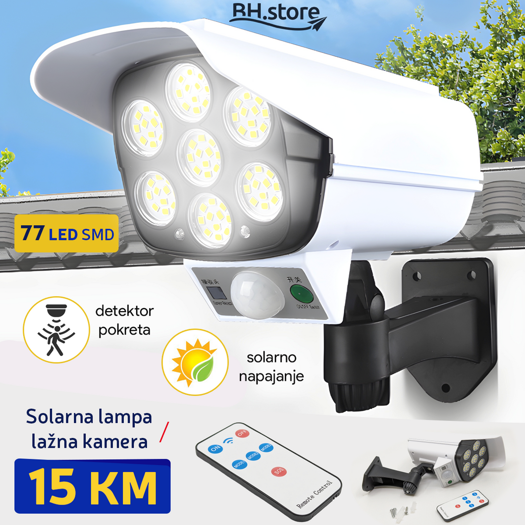 Solarna lampa/ lažna kamera