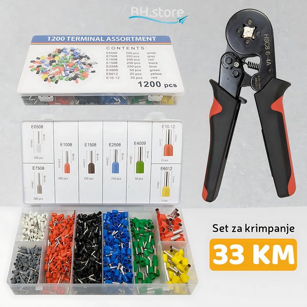 SET KLIJEŠTA ZA KRIMPANJE