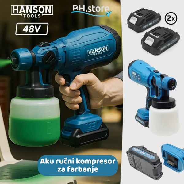Hanson aku kompresor za farbanje