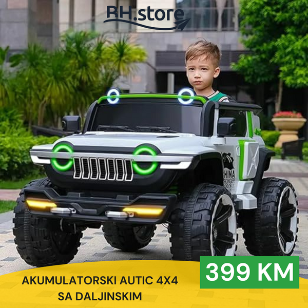 Auto jeep 4x4 na akumulator