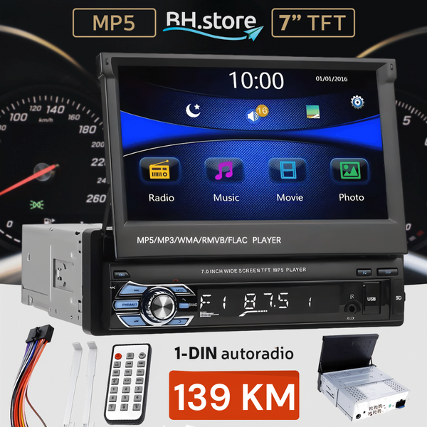 1-DIN auto radio sa displejom na dodir