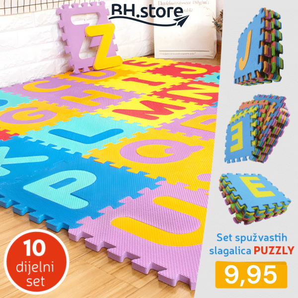 Set spužvastih slagalica PUZZLY