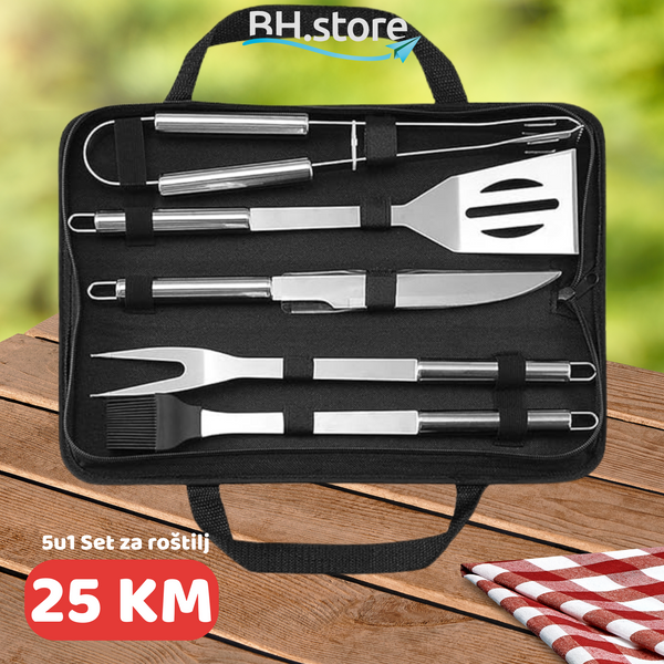 BBQ Set 5u1 za Roštilj