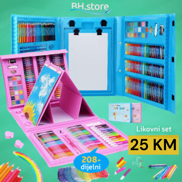 208-dijelni Likovni set