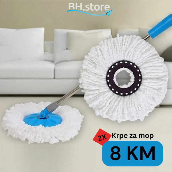 2 kom mikrofiber krpa za Spin mop