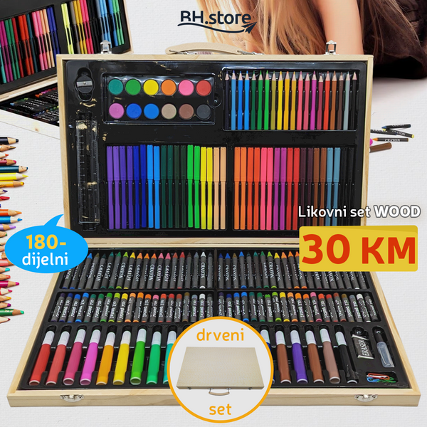 180 DIJELNI LIKOVNI SET