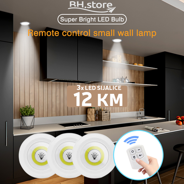 Zidne lampe sa daljinskim upravljačem