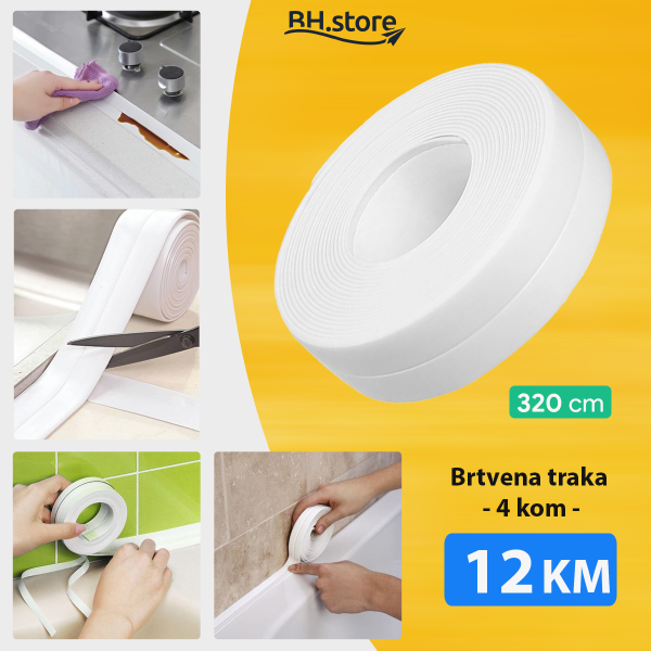 4X SAMOLJEPLJIVA BRTVENA TRAKA