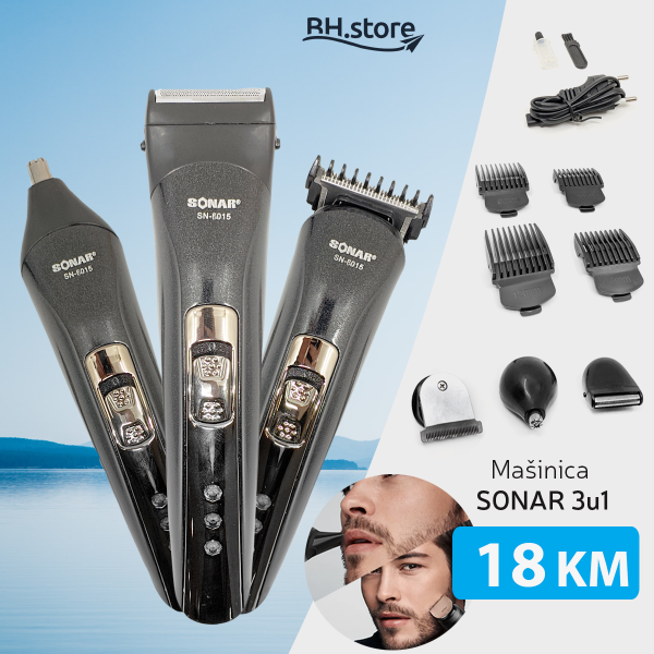 MAŠINICA SONAR 3U1 SET