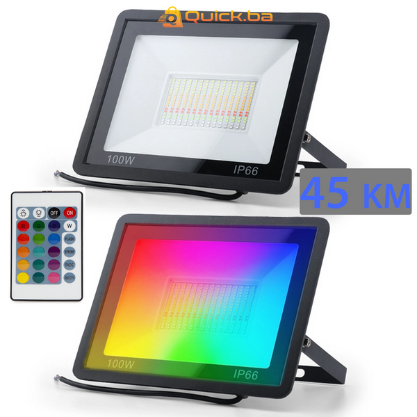 100W RGB Reflektor sa daljinskim